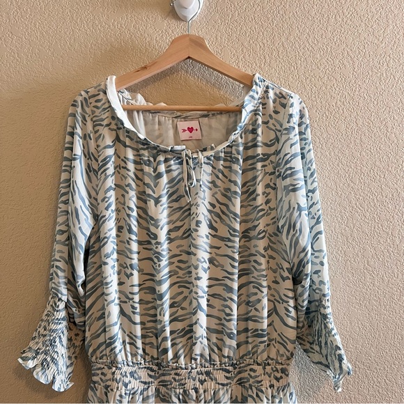 Buddy Live Bronx Smocked Mini Dress Size Large - Picture 10 of 10